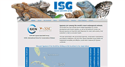Desktop Screenshot of iucn-isg.org